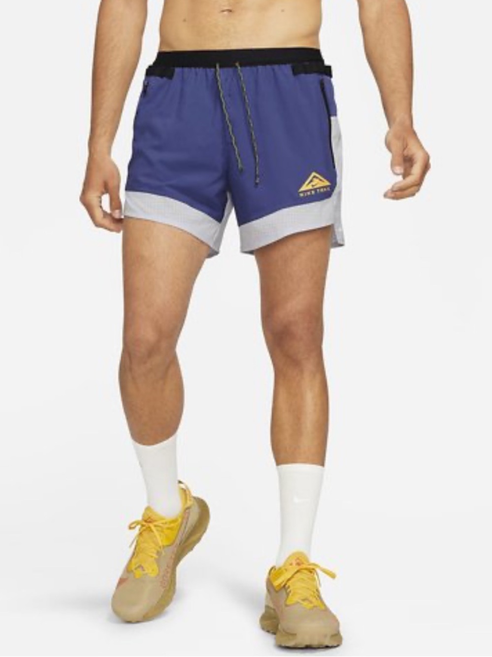 Nike Men's Dri-FIT Flex Stride Trail 5”Shorts Purple Size S